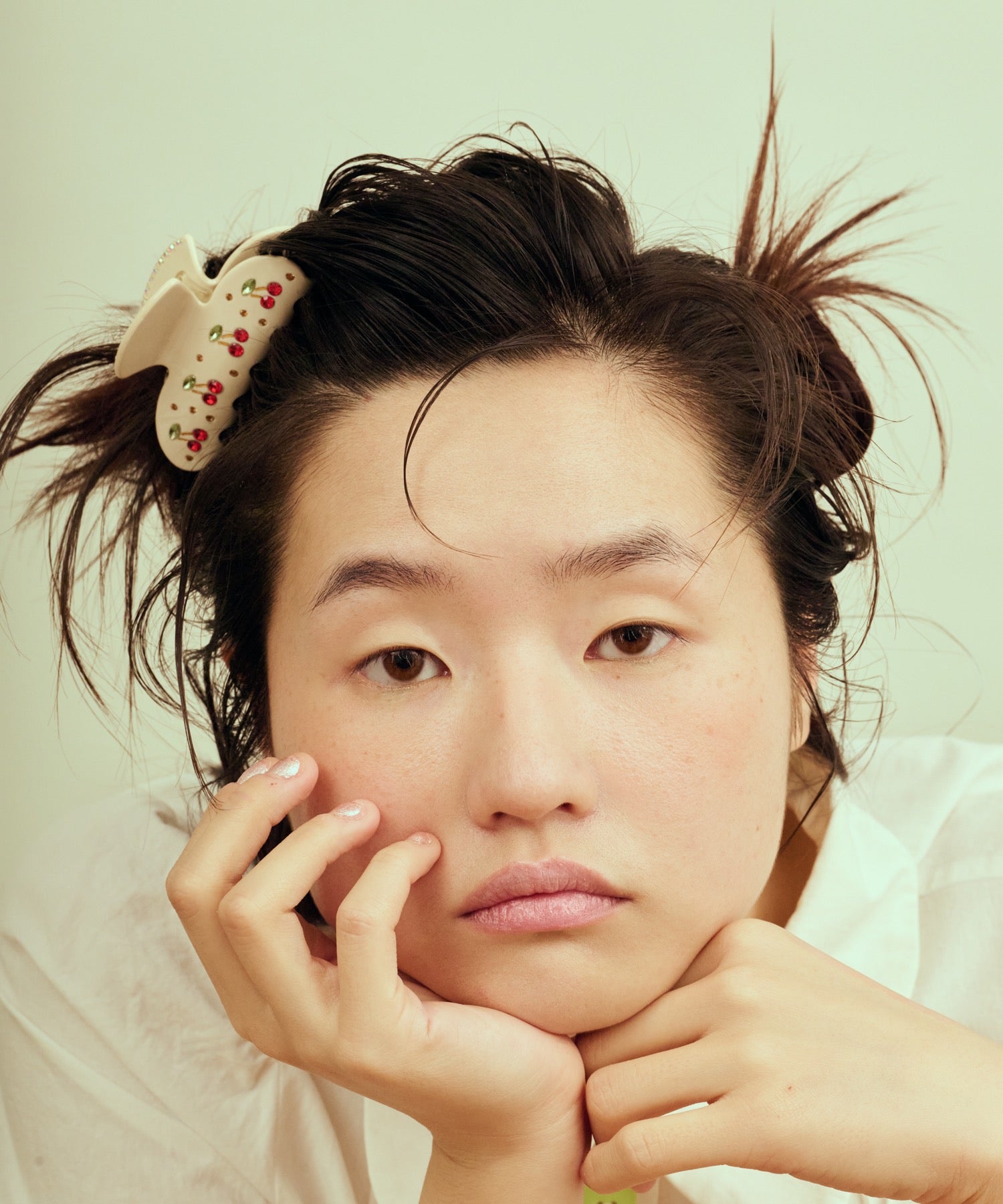 ヘアクリップ / WHITE