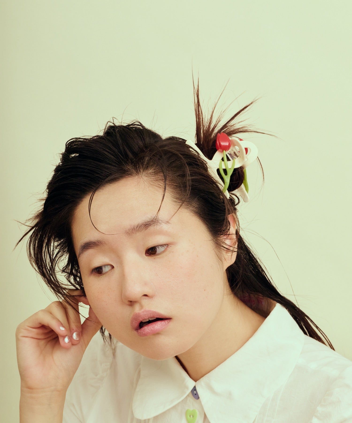 ヘアクリップ / WHITE