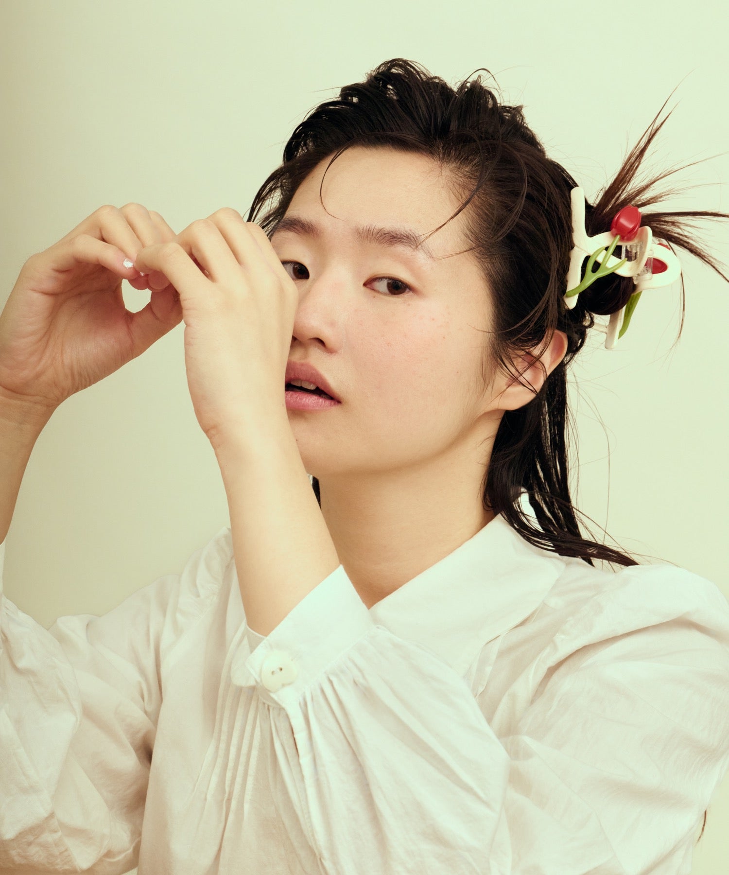 ヘアクリップ / WHITE