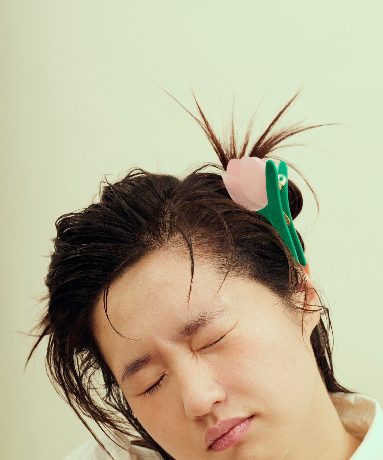 ヘアクリップ / PINK/GREEN