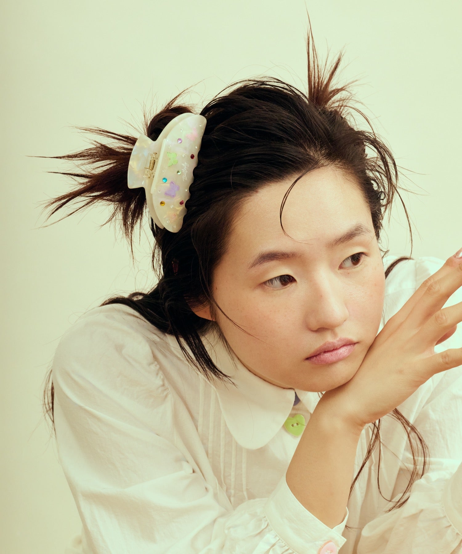 ヘアクリップ / WHITE