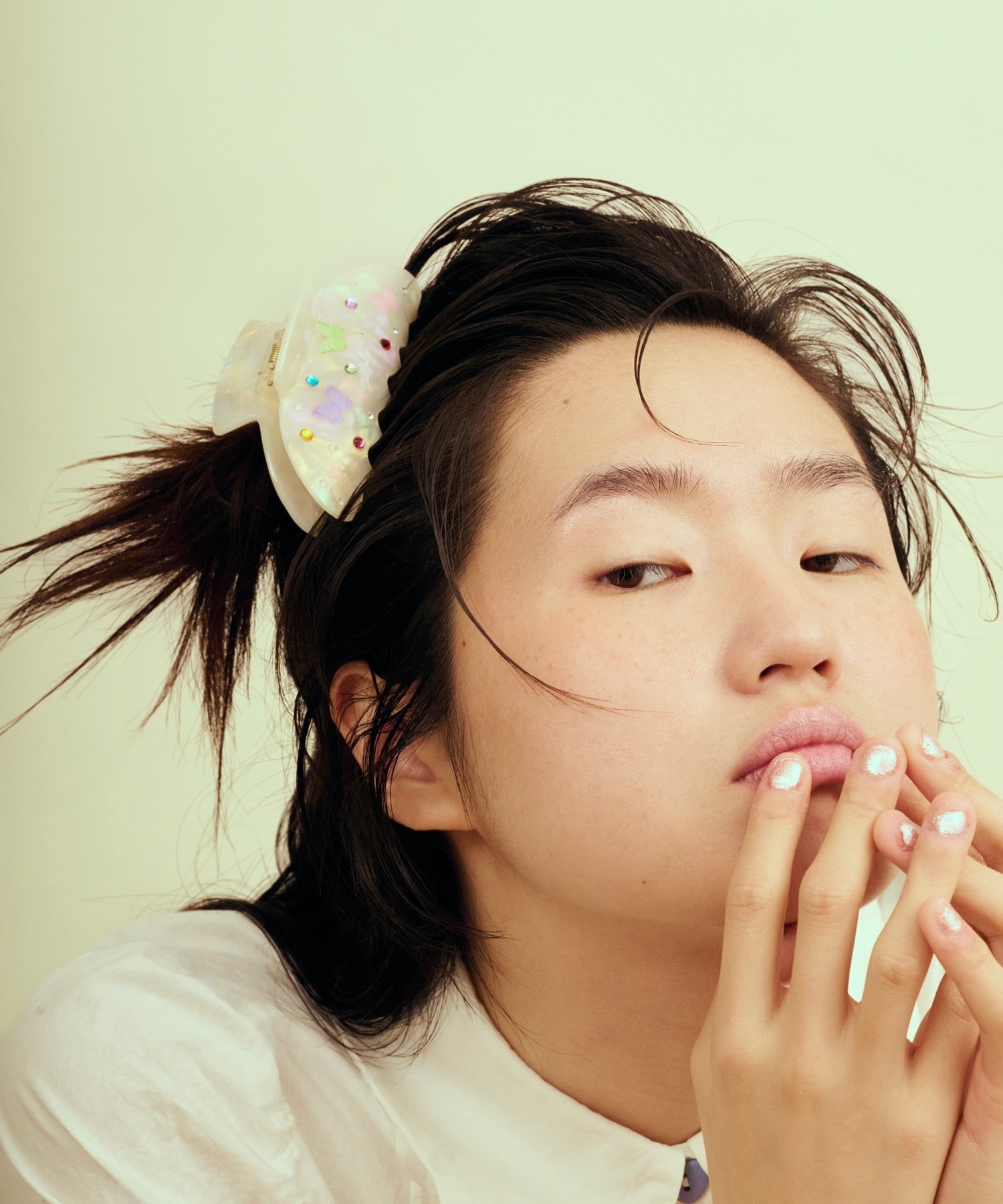 ヘアクリップ / WHITE
